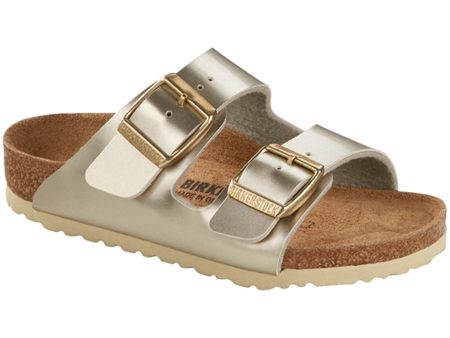 Birkenstock Arizona Kids Electric Metallic Gold Sandal Online