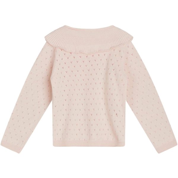 Hust & Claire Mini Pen Cardigan Skin Chalk Online now