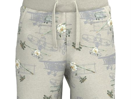 Name it Light Grey Melange Halfdan Sweat Shorts Supply