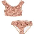 Wheat Red Flower Meadow Elina Bikini Fashion