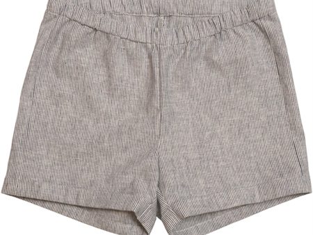 Huttelihut Set Shorts Linen Mini Stripes Navy For Sale