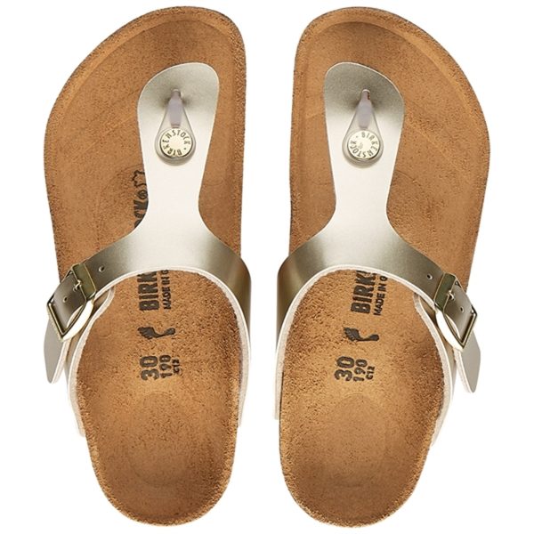 Birkenstock Gizeh Kids Electric Metallic Gold Sandal Online Sale