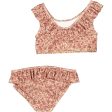 Wheat Red Flower Meadow Elina Bikini Fashion