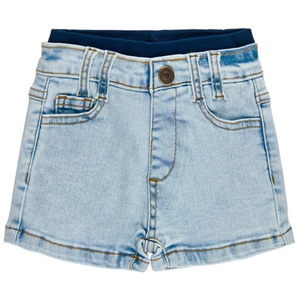 THE NEW Siblings Light Blue Wash Garen Denim Shorts For Discount