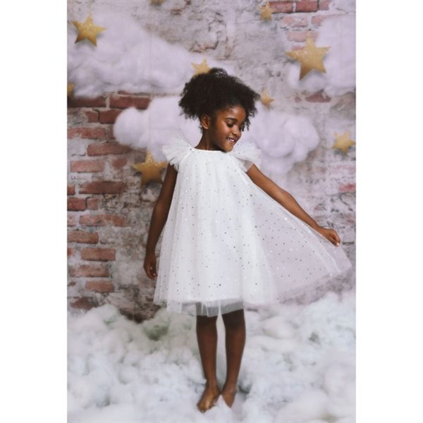 Dolly by Le Petit Tom Fairy Tulle Kjole Off White For Sale