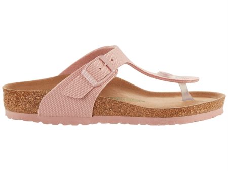 Birkenstock Gizeh Kids TEX Canvas Soft Pink Sandal Discount