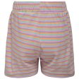 Kids ONLY Purple Rose Amelia Multistripe Shorts For Sale