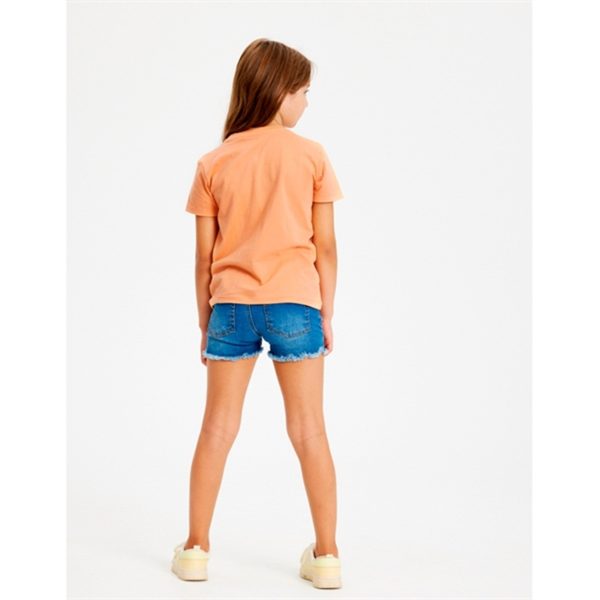 THE NEW Medium Blue Agnes Denim Shorts Online Sale