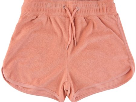 THE NEW Peach Beige Gladys Terry Shorts on Sale